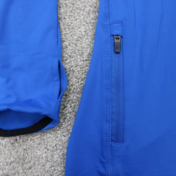 Veil Spark Sweatshirt Mens 2XL XXL Royal Blue 1/2 Zip Performance Athletic L/S - Picture 7 of 15